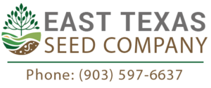 East Texas Seed Company Logo with Phone Number